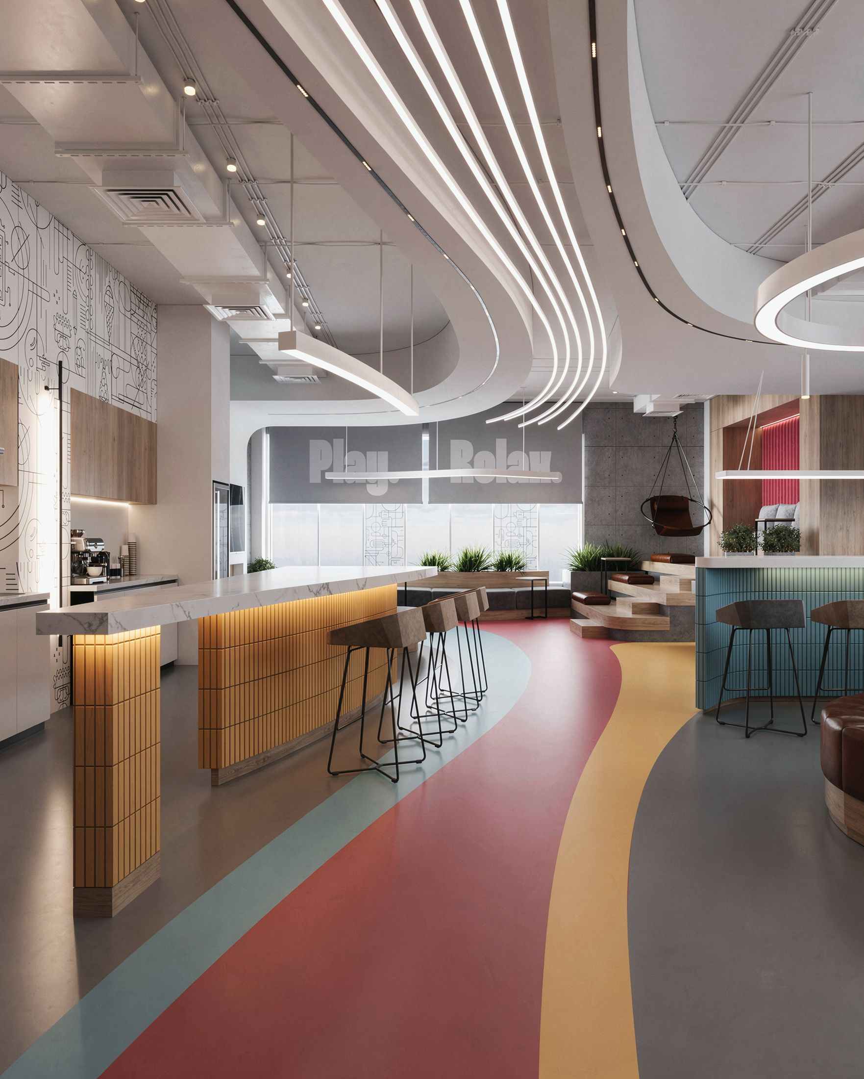 Break Area — Agora Mall — Xforms Studio