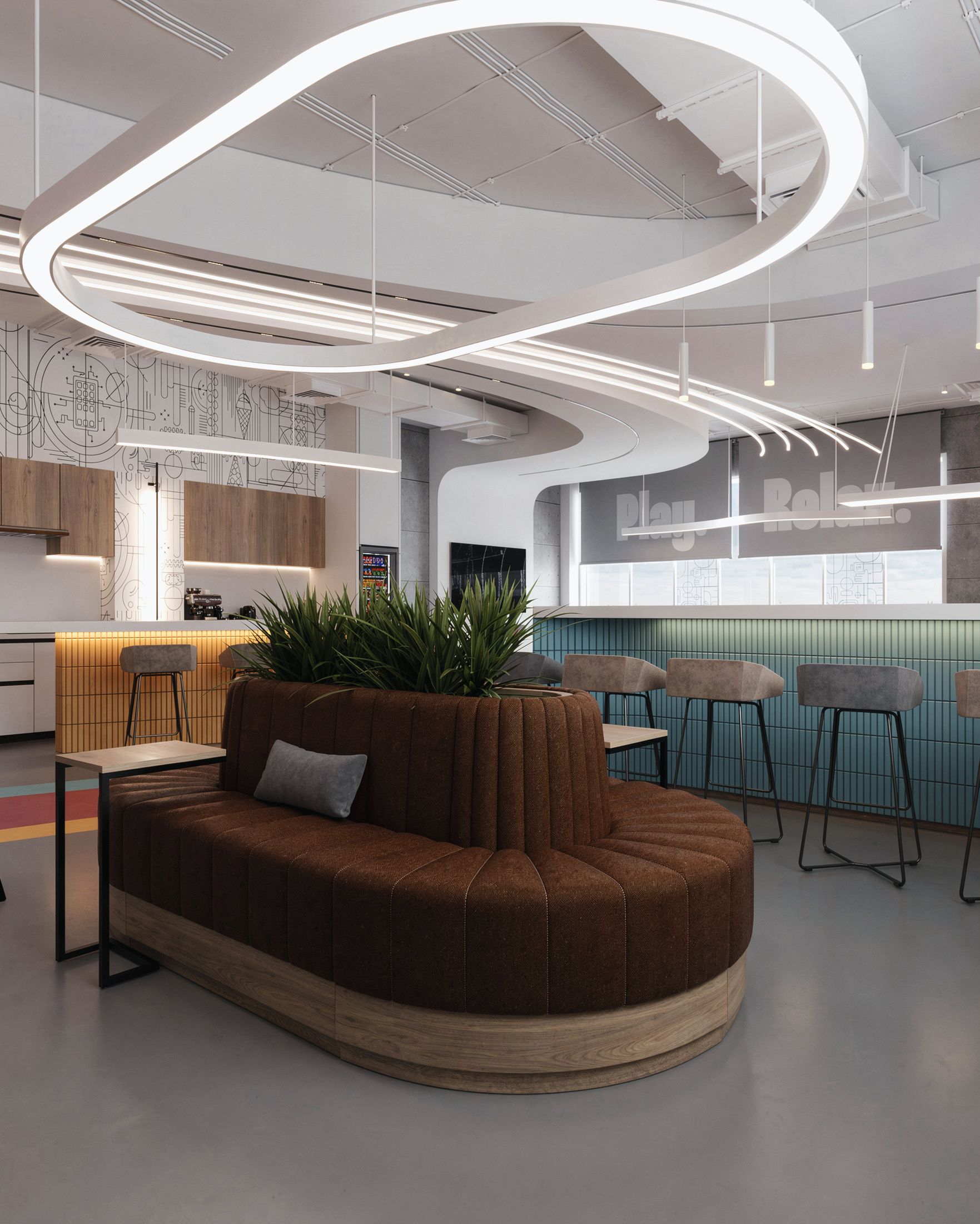 Break Area — Agora Mall — Xforms Studio