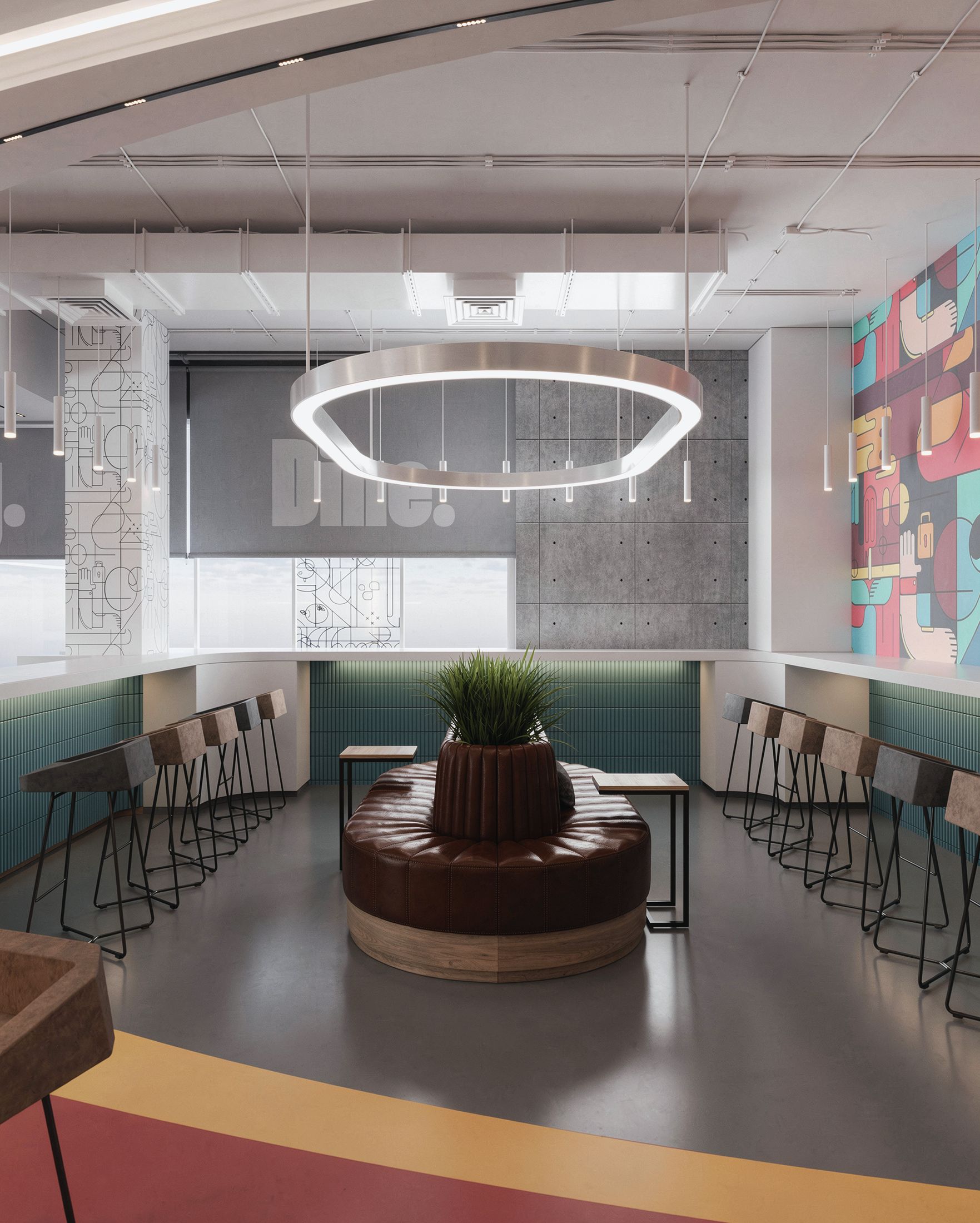 Break Area — Agora Mall — Xforms Studio