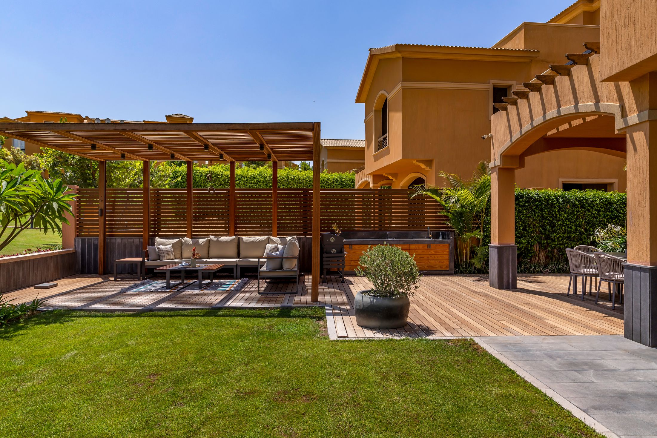Loggia — Dyar Compound, Fifth Settlement, New Cairo — Xforms Studio