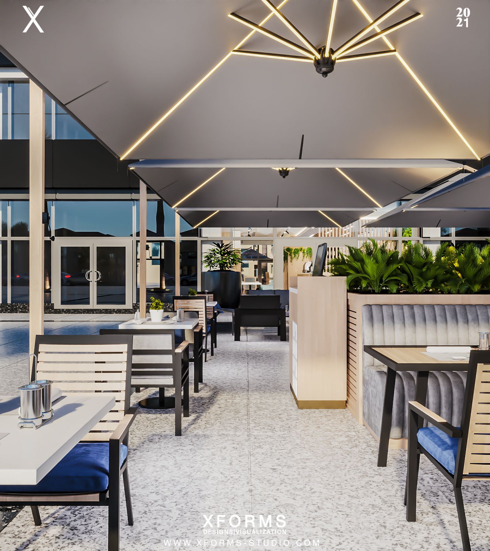 Prime Cafe — Shiek Zayed — Xforms Studio