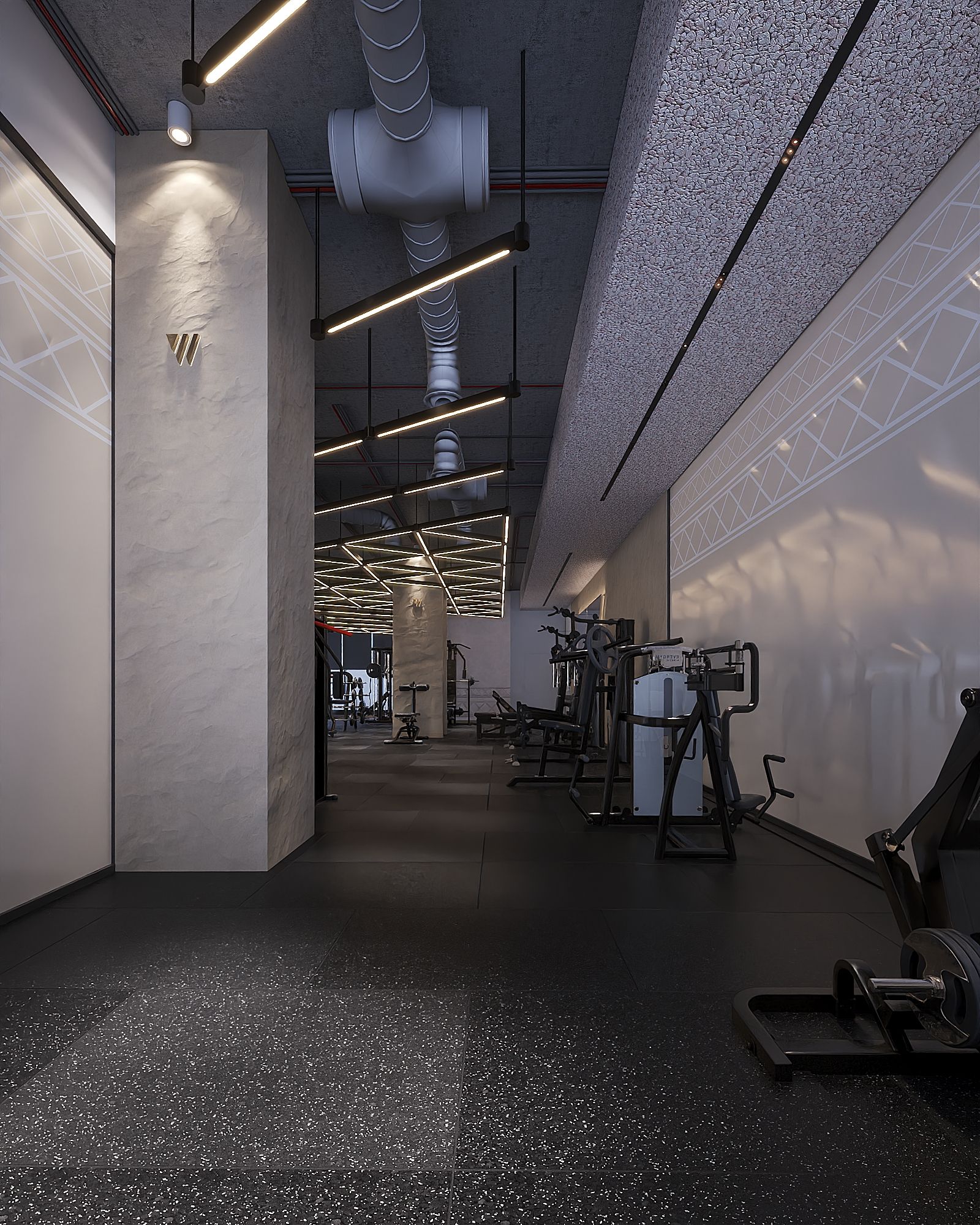 Well Gym — King Abdullah Financial District, Riyadh — Xforms Studio