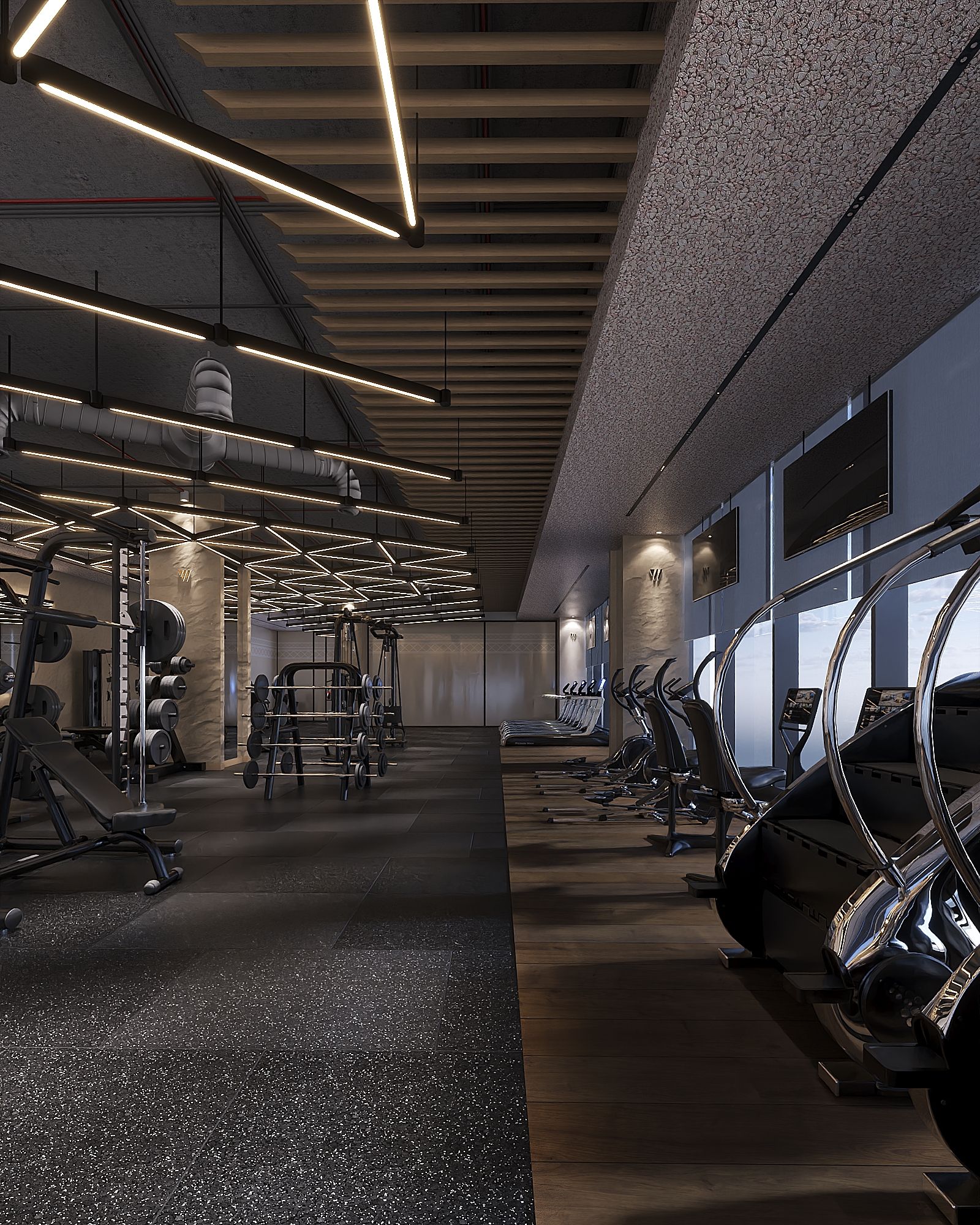 Well Gym — King Abdullah Financial District, Riyadh — Xforms Studio