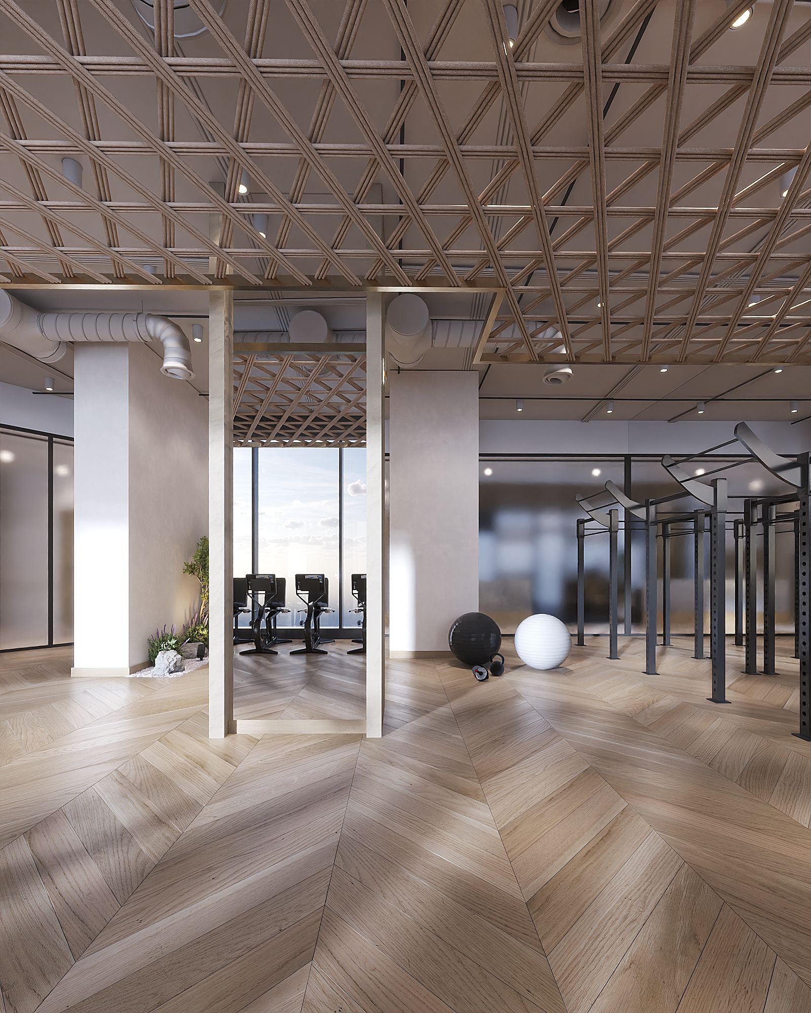 Well Gym — King Abdullah Financial District, Riyadh — Xforms Studio