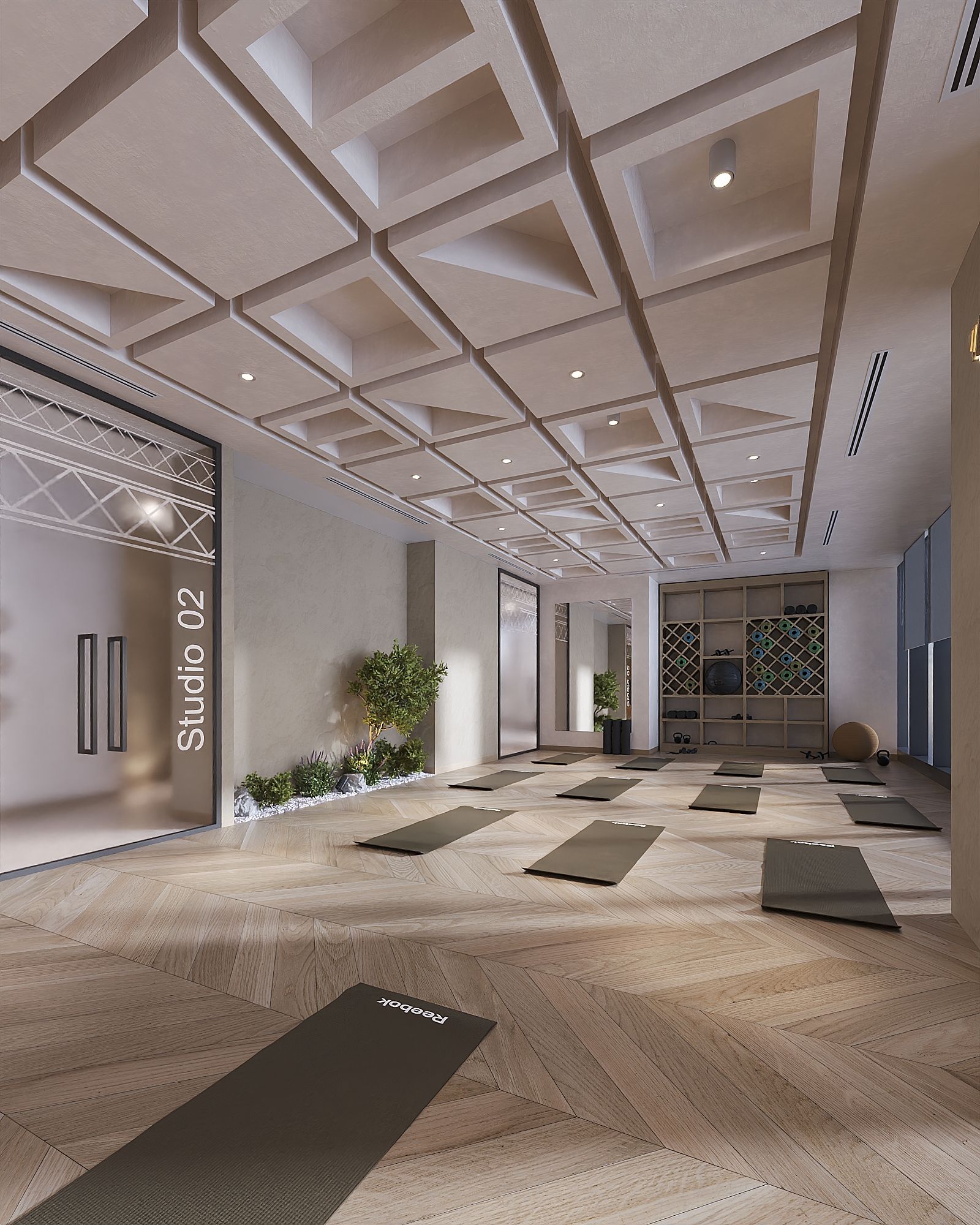 Well Gym — King Abdullah Financial District, Riyadh — Xforms Studio